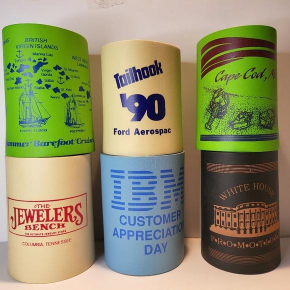 Vtg Drink Koozies Lot of (6) - Picture 1 of 3